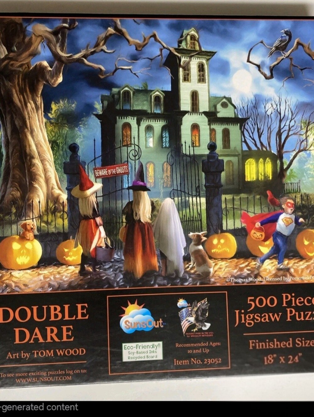 500-Piece Halloween Jigsaw Puzzle by - Multi Double Dare Sunsout
